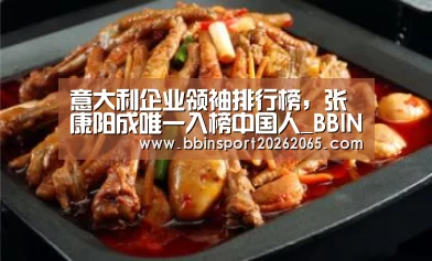 意大利企业领袖排行榜,张康阳成唯一入榜中国人_BBIN登录(图4) BBIN官网